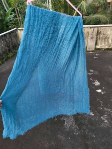 Beautiful Blue Textured Dupatta