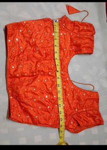 Orange blouse
