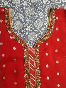 Red Polka Dot Kurta