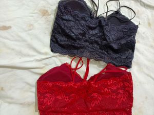 Fancy Lace Bra Lingerie Set Padded