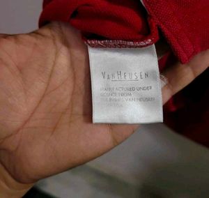 Van Heusen Burgundy Polo Shirt