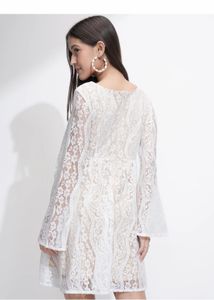 Elegant Lace Overlay Dress
