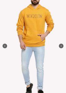 Unisex Mustard Yellow Inspire Hoodie