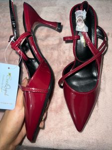 Ever Cupid Heels - Red Patent Leather