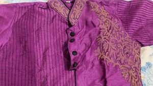 Elegant Purple Kurta Suit
