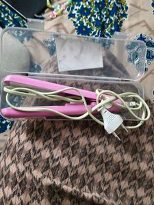 Pink Hair Straightener with Case