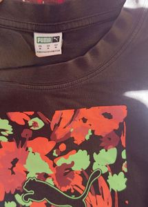 Puma Floral Logo T-Shirt
