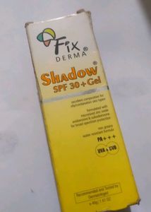 Fixderma shadow SPF 30+ gel