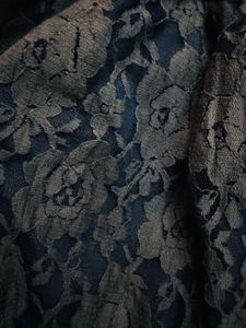 Elegant Navy Lace Skater Dress