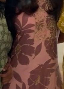 Pink Floral Print Kurta