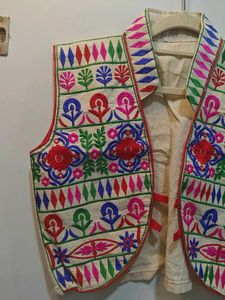 Embroidered Ethnic Waistcoat