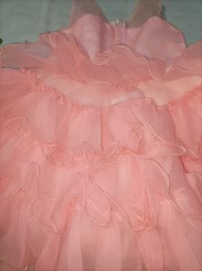 pink gown