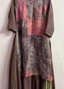 Elegant Patchwork Kurta Set