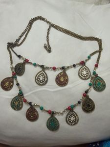 Boho Beaded Statement Necklace