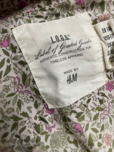 Floral Print V-Neck Long Sleeve Top