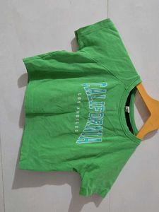 Green "California Los Angeles" Graphic Tee