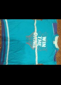 Blue T-Shirt "Win The Game"