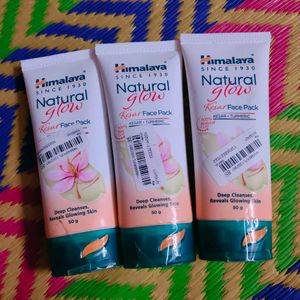 Himalaya Natural Glow Kesar Face Pack (Set of 3)