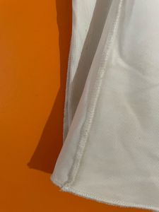 White Ruffled Spaghetti Strap Top