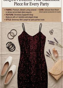 Sparkling Sequin Mini Party Dress