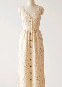 Floral Button-Up Midi Dress