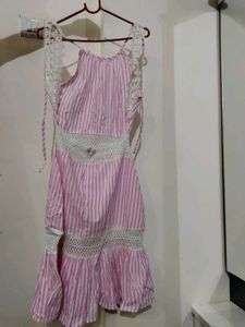 Striped Halter Dress brand new (with price tag)