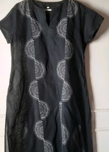 Black block Printed Kurti