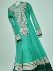 Elegant Green Gown Suit💗