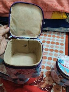 Floral Print Cosmetic Pouches Set