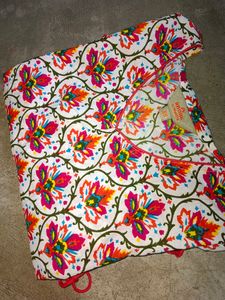 Anouk Cotton Beautiful Kurta With Stylish Sleeves