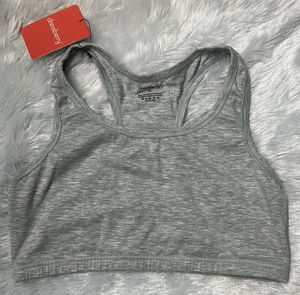 Grey Non Padded Sports Bra