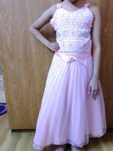 Pink Embellished Ethnic Gown