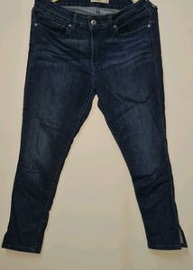 Classic Dark Wash Denim Jeans