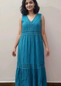 new unused xl Blue Maxi Dress