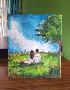 handmade Couple Painting