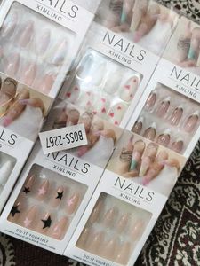 set of 6 press on nails
