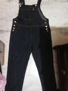 Dark Wash Denim Overalls