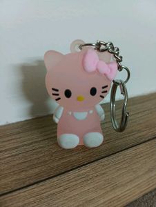 HELLO KITTY &amp; BARBIE KEYCHAIN SET