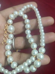 Pearl Mala With Earrings