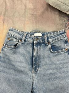 H&amp;M Wide high jeans | light blue