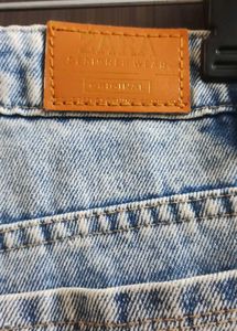 Light Wash Denim Cargo Shorts