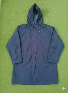 Stylish Blue Hooded Jacket