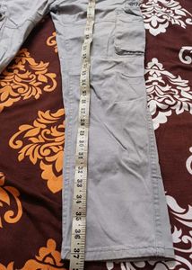 Grey Cargo Pants