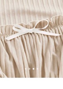 Savana Ribbed Bell Sleeve Top | Size S