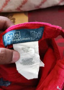 Ralph Lauren red Baseball kid's cap