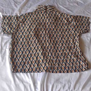 Vero Moda Printed Collared Shirt