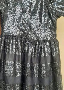 Sparkly Dark Blue Sequence Party Dresses For Girls