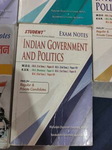 Lot of 5 Political Science Exam Notes M.A 1st year