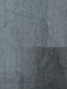 Dark Blue Square Neck Button-Up Top