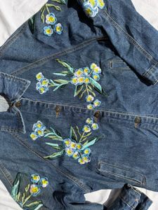 Embroidered Denim Jacket